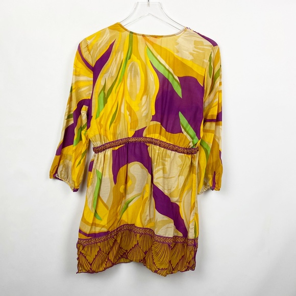 Hale Bob Cabana Embroidered Embellished Tunic M - Picture 2 of 13